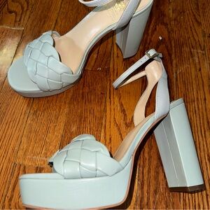 Vince Camuto ankle strap heels